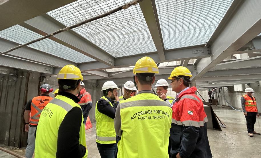 Engenharia pioneira do Moegão atrai autoridades portuárias brasileiras