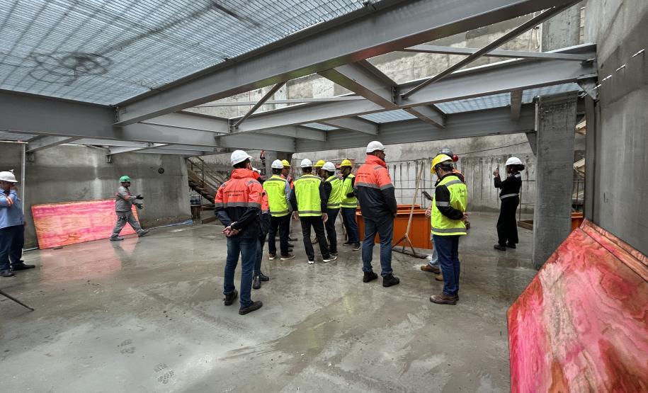 Engenharia pioneira do Moegão atrai autoridades portuárias brasileiras