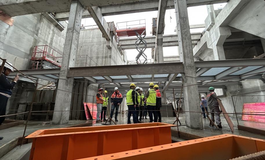 Engenharia pioneira do Moegão atrai autoridades portuárias brasileiras