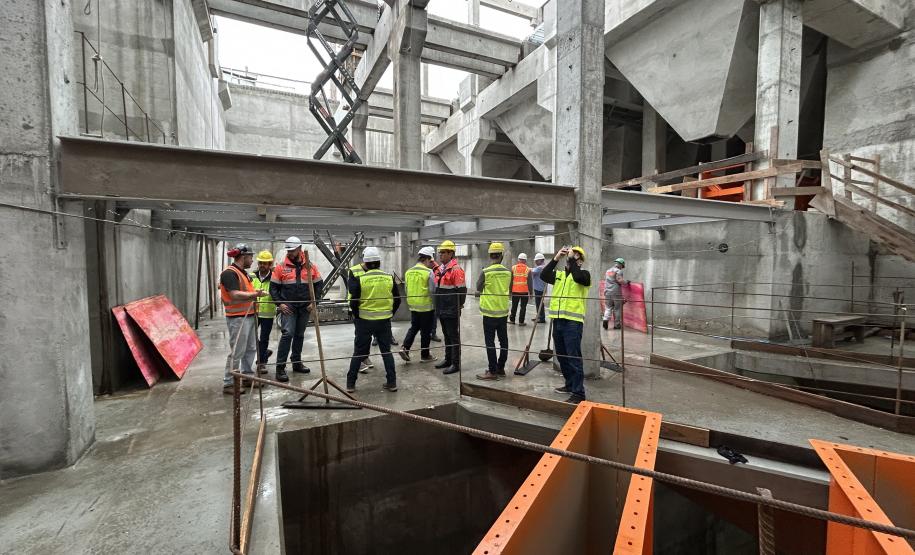 Engenharia pioneira do Moegão atrai autoridades portuárias brasileiras