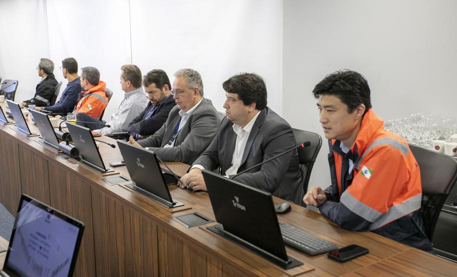 Engenharia pioneira do Moegão atrai autoridades portuárias brasileiras