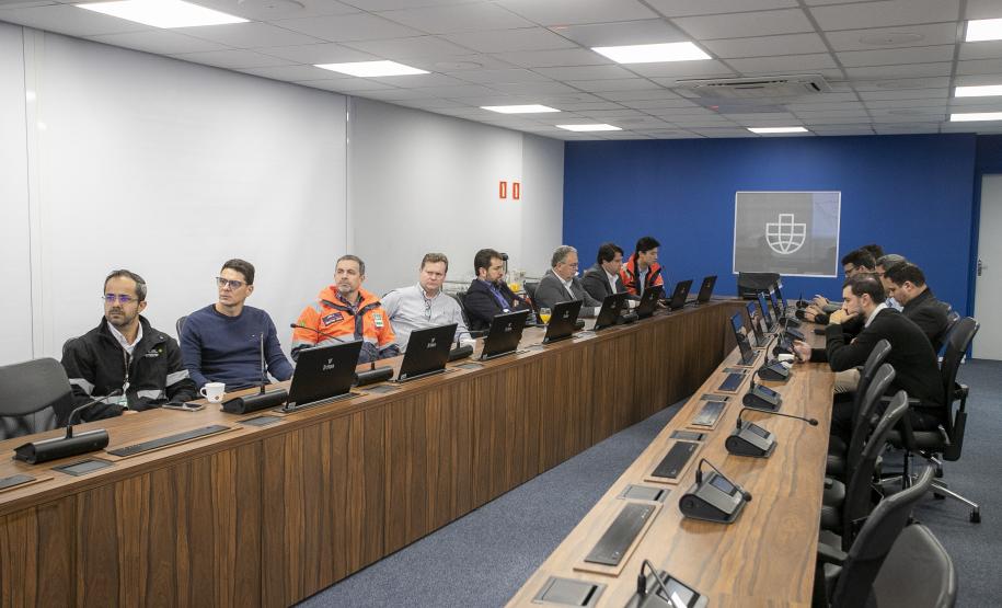 Engenharia pioneira do Moegão atrai autoridades portuárias brasileiras