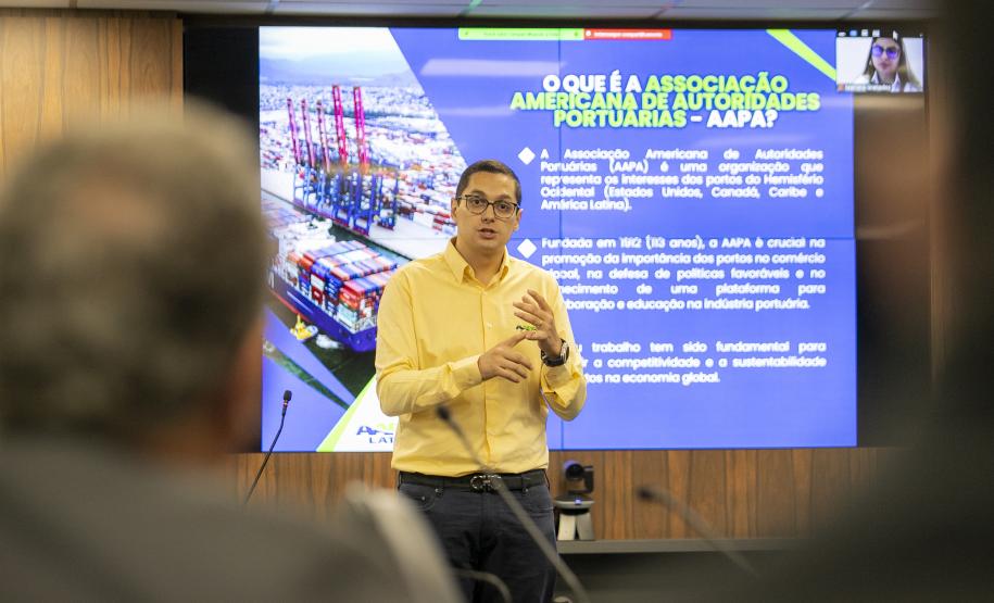 Portos do Paraná e AAPA Latam promovem encontro presencial para ampliar parcerias