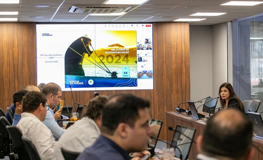 Relatório de Sustentabilidade 2024 Portos do Paraná é apresentado à comunidade portuária