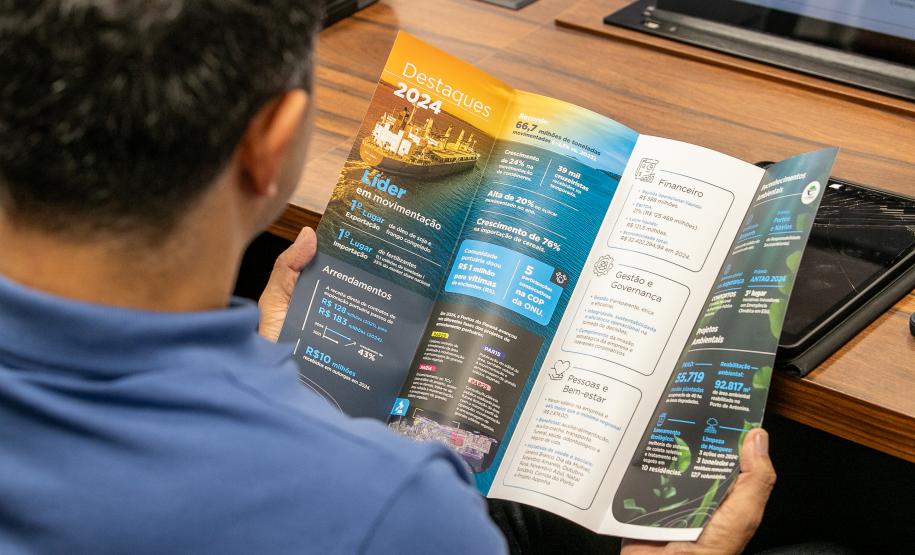 Relatório de Sustentabilidade 2024 Portos do Paraná é apresentado à comunidade portuária