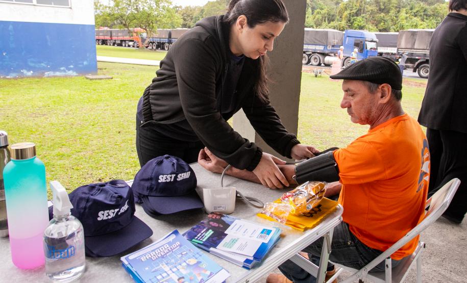 Dia nacional do caminhoneiro é comemorado no Pátio de Triagem da Portos do Paraná