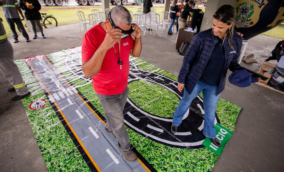 Dia nacional do caminhoneiro é comemorado no Pátio de Triagem da Portos do Paraná