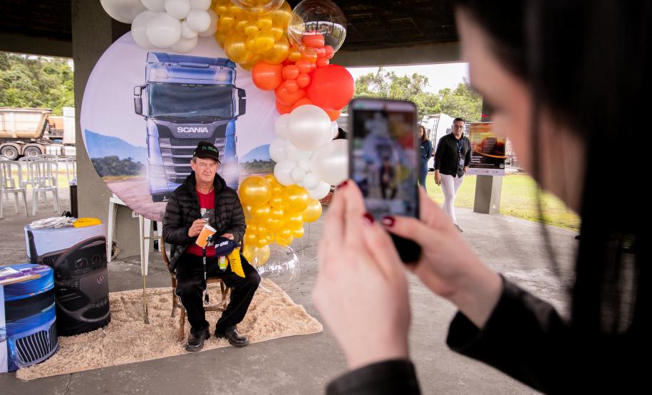 Dia nacional do caminhoneiro é comemorado no Pátio de Triagem da Portos do Paraná