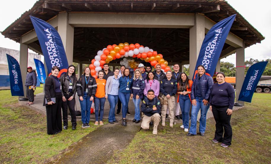 Dia nacional do caminhoneiro é comemorado no Pátio de Triagem da Portos do Paraná