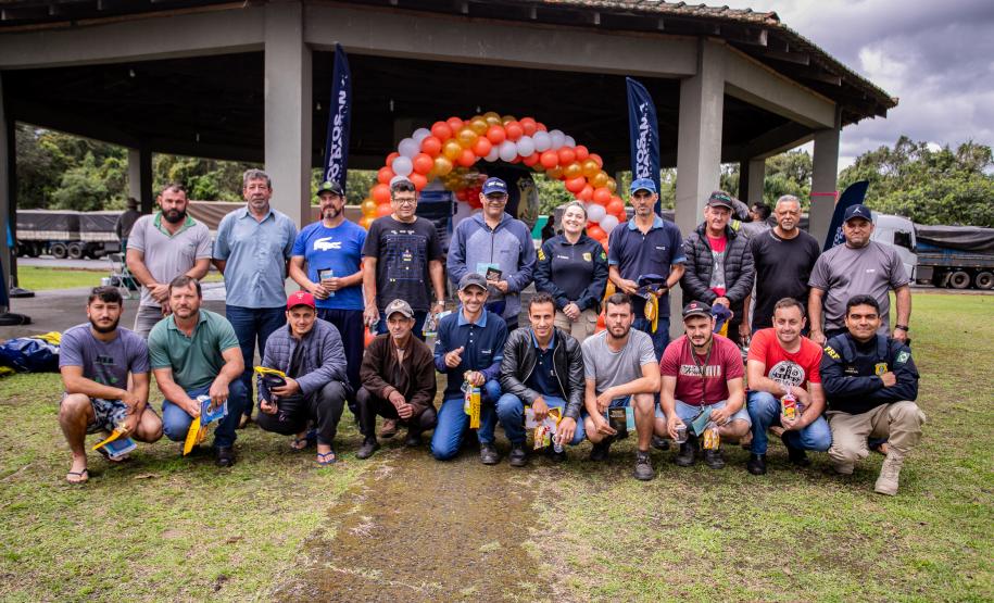 Dia nacional do caminhoneiro é comemorado no Pátio de Triagem da Portos do Paraná