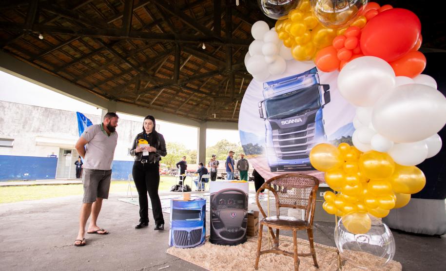 Dia nacional do caminhoneiro é comemorado no Pátio de Triagem da Portos do Paraná