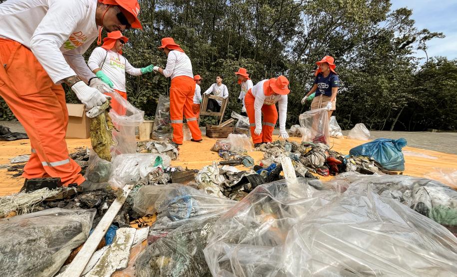 Portos do Paraná realiza ações desde 2016 no litoral; dezenas de voluntários e empresas parceiras participaram dos mutirões desta semana