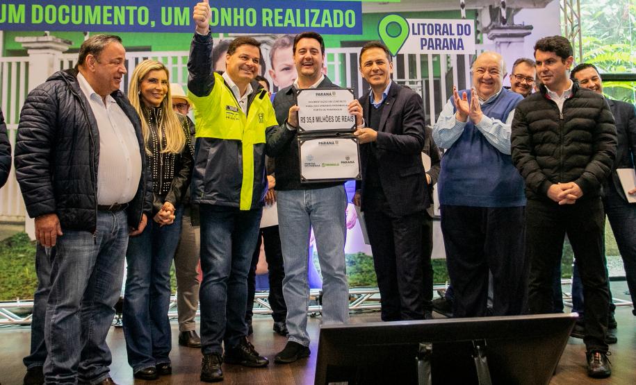 Governo vai pavimentar em concreto 15 ruas próximas ao Porto de Paranaguá