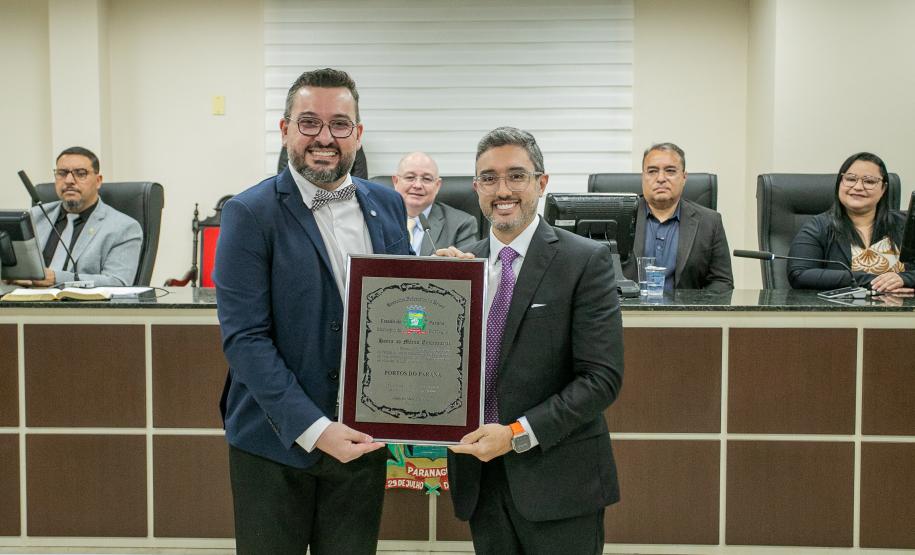 Reconhecimento local: Portos do Paraná é homenageada pela Câmara de Vereadores de Paranaguá