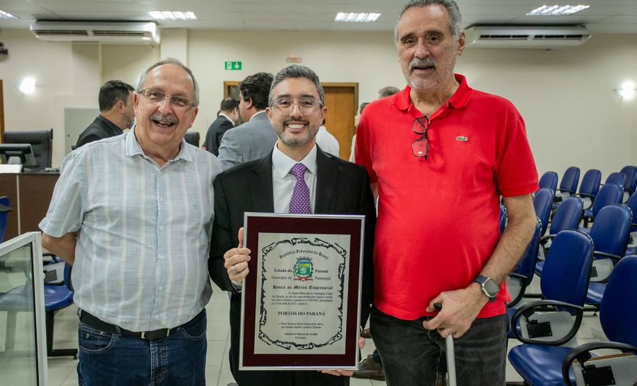 Reconhecimento local: Portos do Paraná é homenageada pela Câmara de Vereadores de Paranaguá