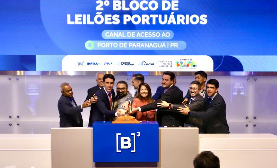 Leilão do Canal de Acesso do Porto de Paranaguá traz R$ 1,2 bilhão em investimentos e R$ 276 milhões em lance de outorga