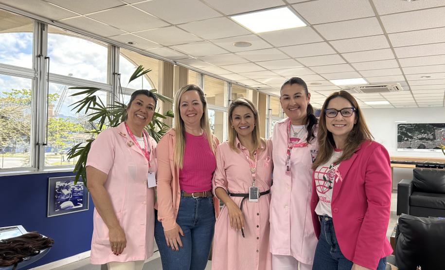 Portuárias participam do Outubro Rosa com ações de solidariedade