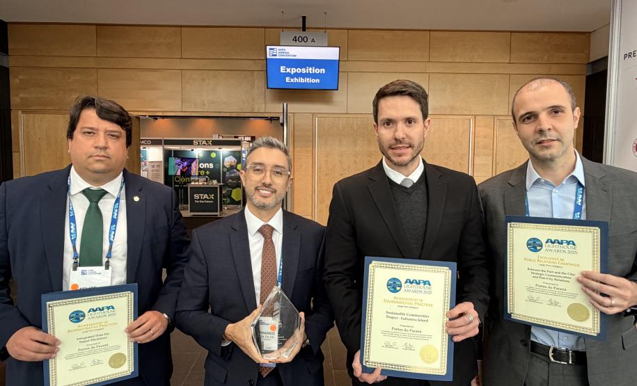 Portos do Paraná conquista três prêmios no AAPA Lighthouse Awards