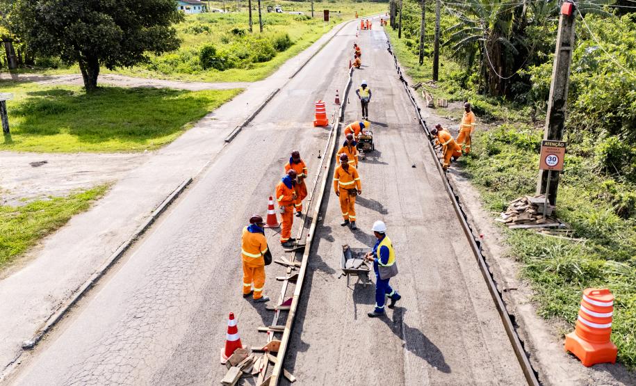 Portos do Paraná inicia pavimentação em concreto da Avenida Conde Matarazzo, em Antonina