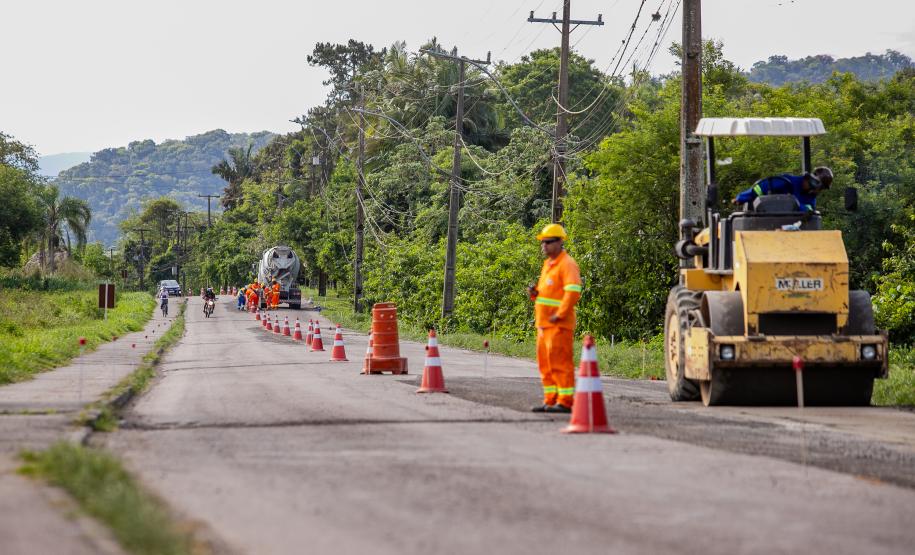 Portos do Paraná inicia pavimentação em concreto da Avenida Conde Matarazzo, em Antonina