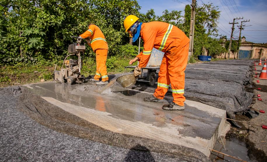 Portos do Paraná inicia pavimentação em concreto da Avenida Conde Matarazzo, em Antonina