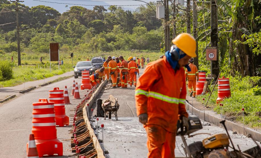Portos do Paraná inicia pavimentação em concreto da Avenida Conde Matarazzo, em Antonina