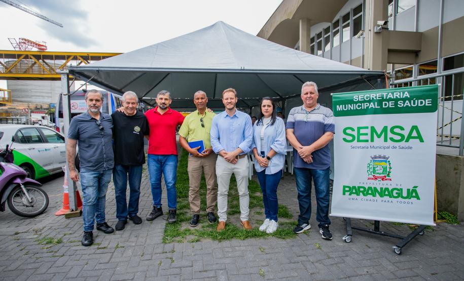 Novembro Azul chega ao Porto de Paranaguá com testes e orientações de saúde