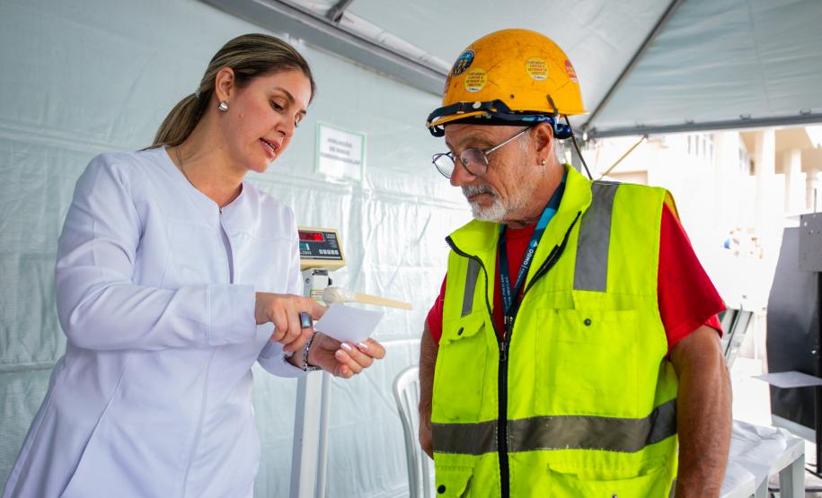 Novembro Azul chega ao Porto de Paranaguá com testes e orientações de saúde