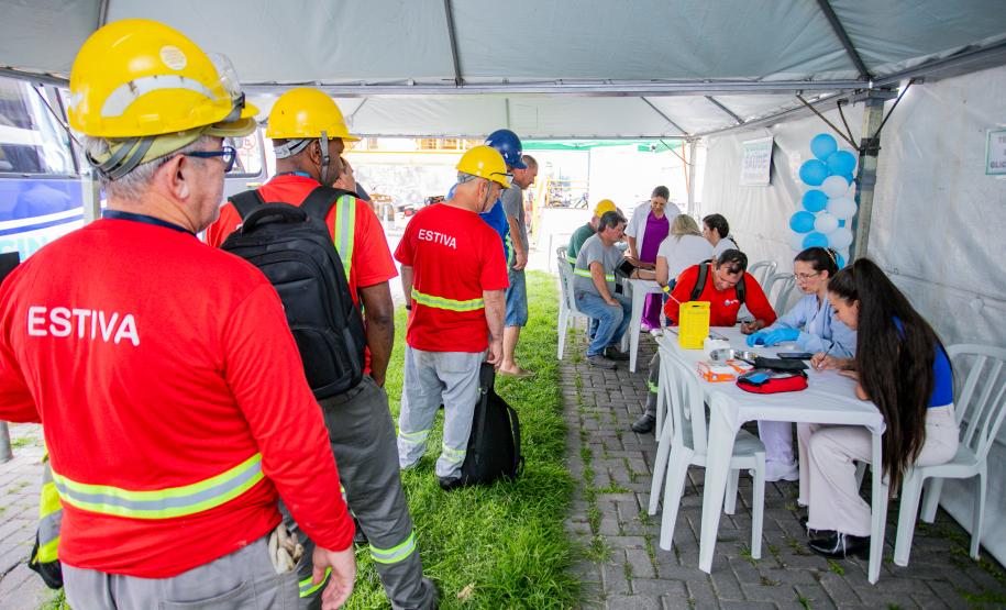 Novembro Azul chega ao Porto de Paranaguá com testes e orientações de saúde