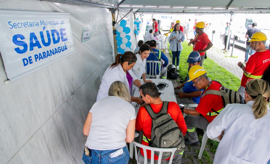 Novembro Azul chega ao Porto de Paranaguá com testes e orientações de saúde