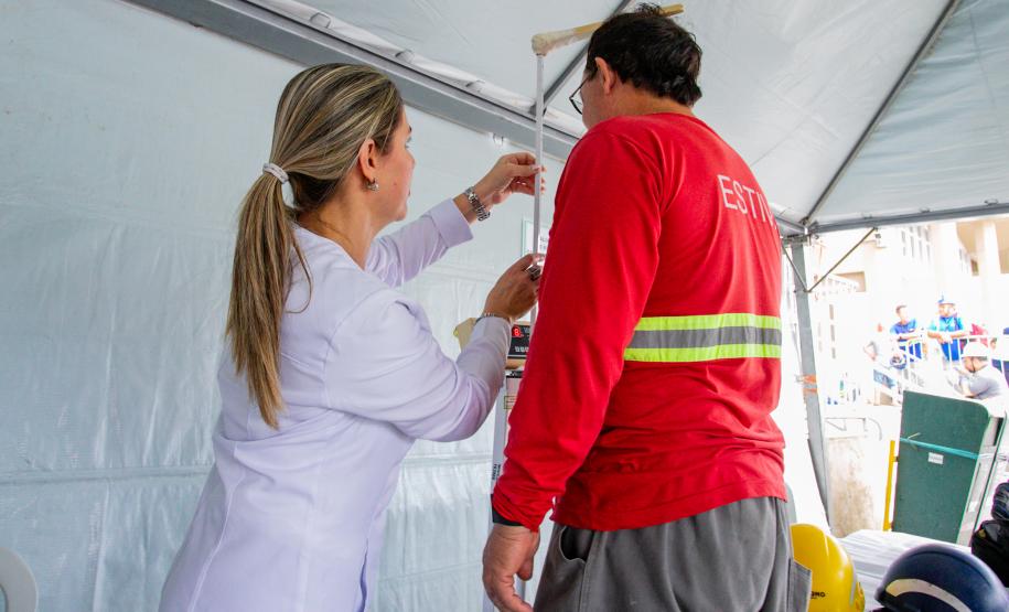 Novembro Azul chega ao Porto de Paranaguá com testes e orientações de saúde