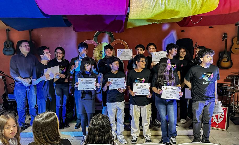 Centro Cultural realiza 1ª Formatura Cumbuca após aporte da Portos do Paraná