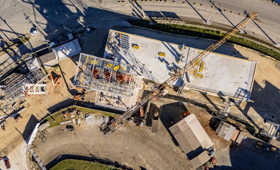 Moegão da Portos do Paraná atinge 80% de execução e avança para a fase de conclusão