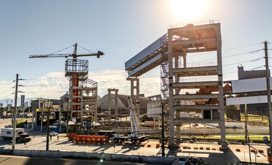 Moegão da Portos do Paraná atinge 80% de execução e avança para a fase de conclusão