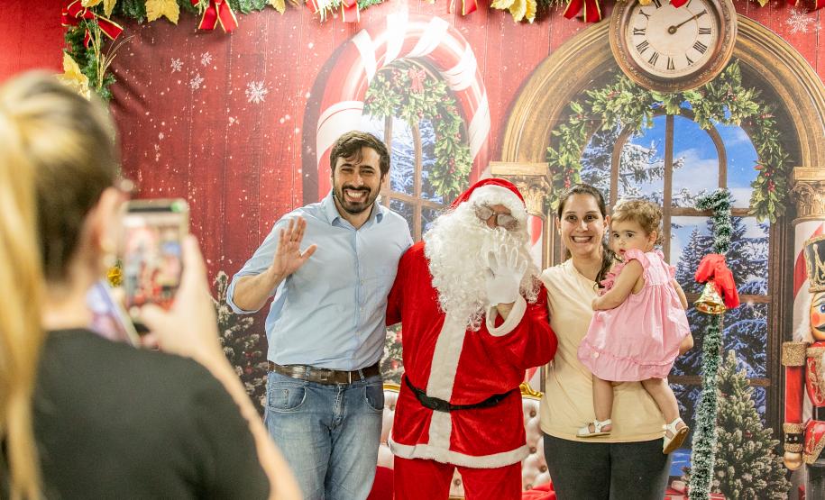 Natal Solidário: Papai Noel recebe crianças até quinta-feira no Palácio Taguaré