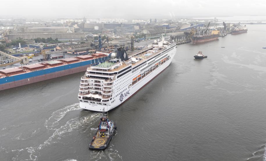 Porto de Paranaguá confirma a operação de navio de cruzeiro para a temporada 2026/2027