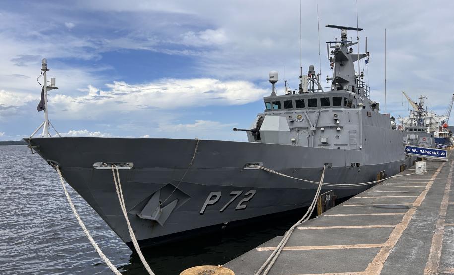 Navios-Patrulha da Marinha fazem parada estratégica no Porto de Paranaguá