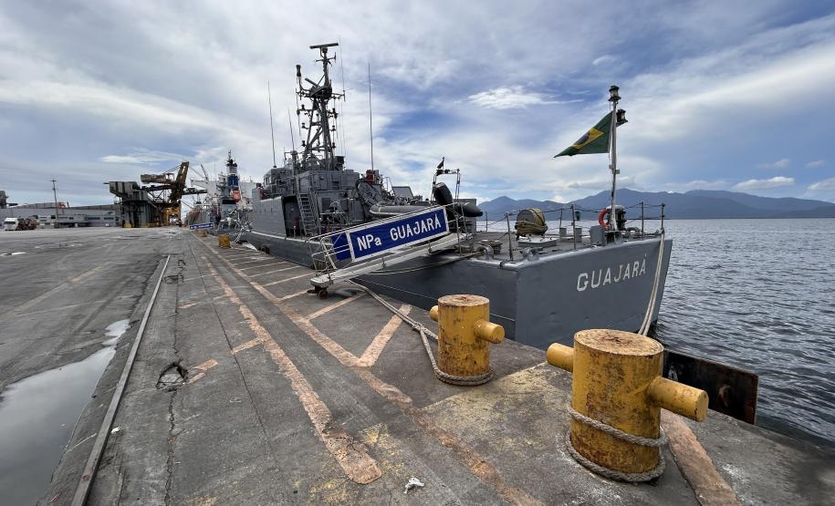 Navios-Patrulha da Marinha fazem parada estratégica no Porto de Paranaguá