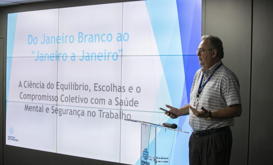 Portos do Paraná discute saúde mental e emocional no Janeiro Branco
