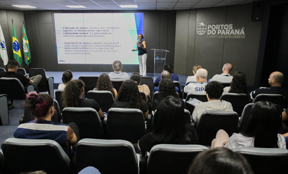 Portos do Paraná discute saúde mental e emocional no Janeiro Branco