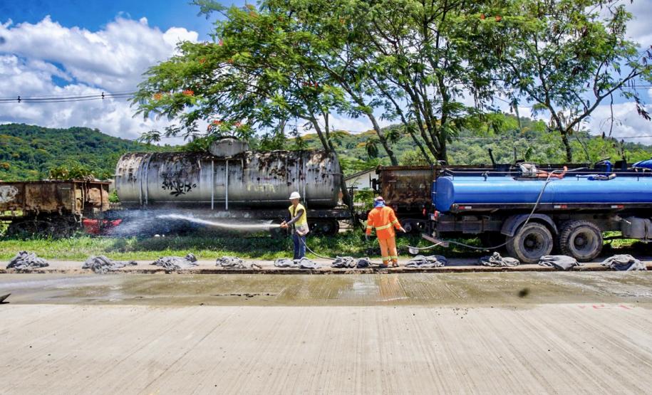 Obras na Avenida Conde Matarazzo, em Antonina, já superam 60% de execução