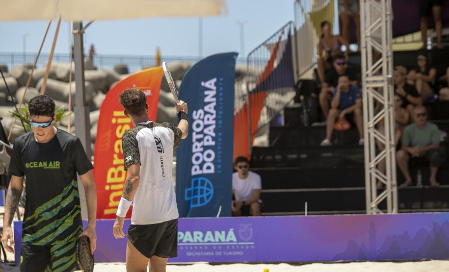 Arena Portos do Paraná em Caiobá recebe um dos maiores torneios de beach tennis do mundo