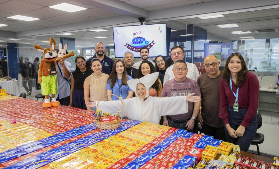 Portos do Paraná integra a comunidade portuária na campanha Páscoa para Todos