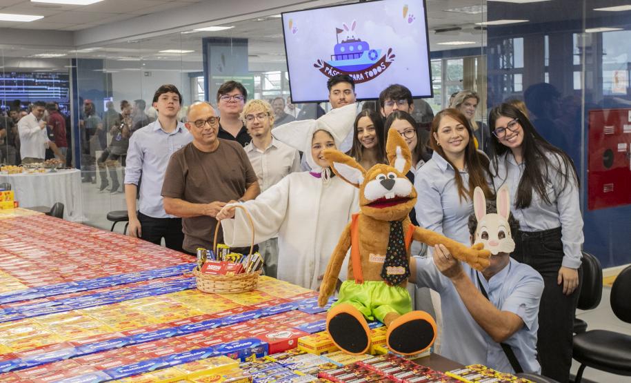 Portos do Paraná integra a comunidade portuária na campanha Páscoa para Todos