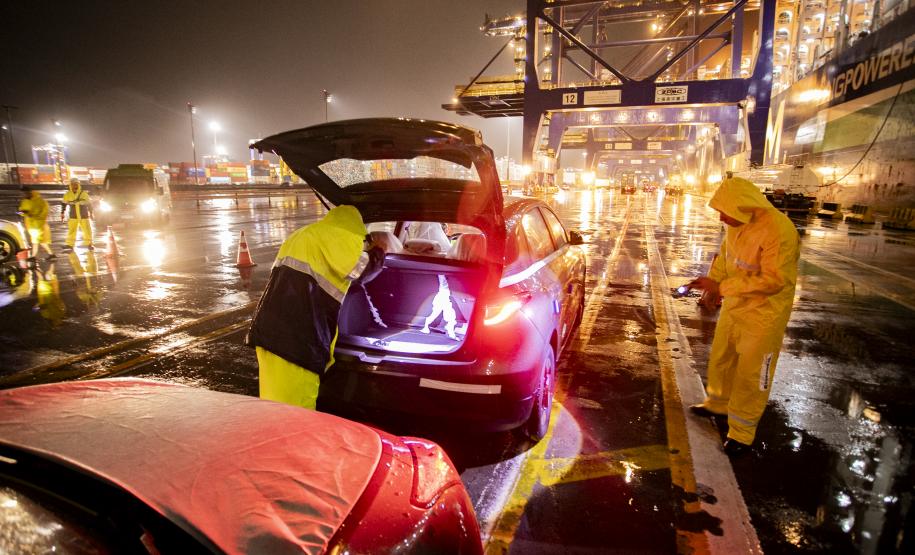 Porto de Paranaguá registra maior desembarque de veículos elétricos do Paraná