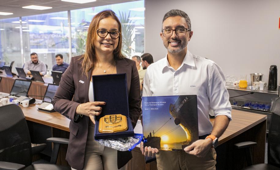 Portos do Paraná recebe comitiva do Porto do Itaqui para troca de experiências