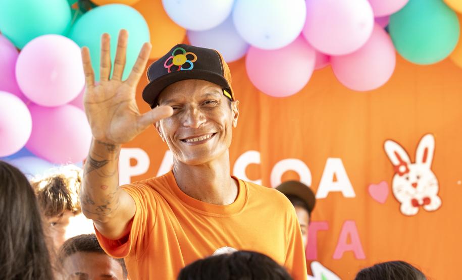 Mais de 1.500 kits são distribuídos em ação de Páscoa da Portos do Paraná