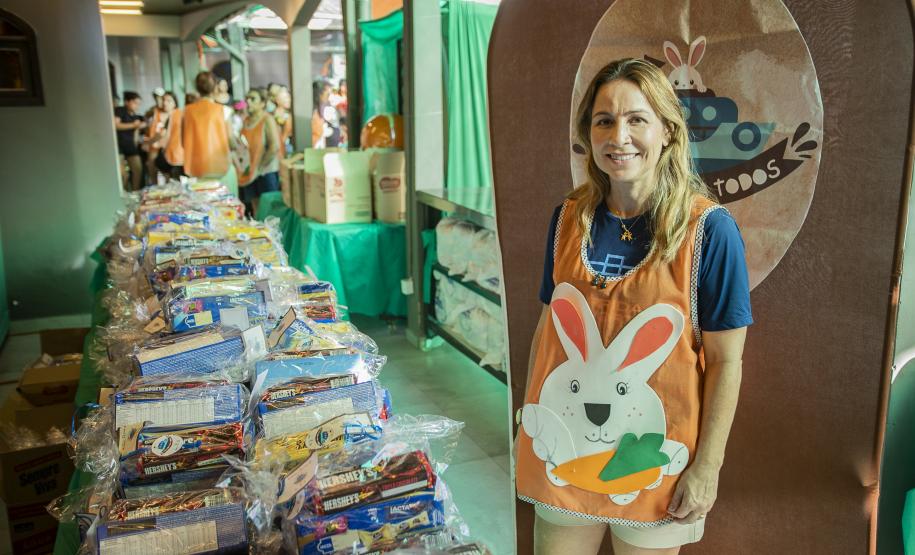 Mais de 1.500 kits são distribuídos em ação de Páscoa da Portos do Paraná