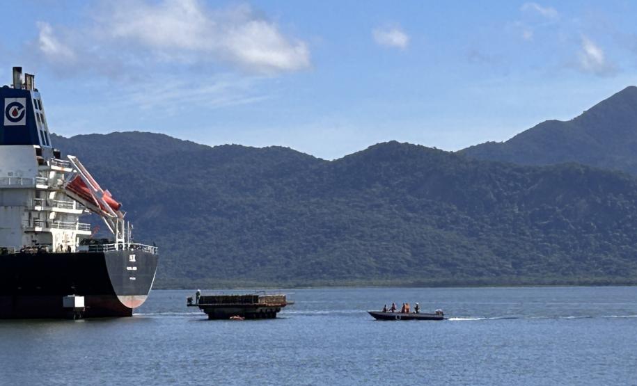 Simulado testa protocolo de “homem ao mar” no Porto de Paranaguá