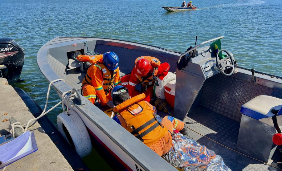 Simulado testa protocolo de “homem ao mar” no Porto de Paranaguá